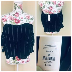NWT Francesca’s Crop Top